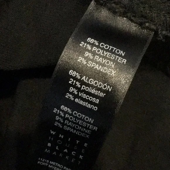 White House Black Market | The Jegging Crop Size 2 Black - Picture 5 of 12